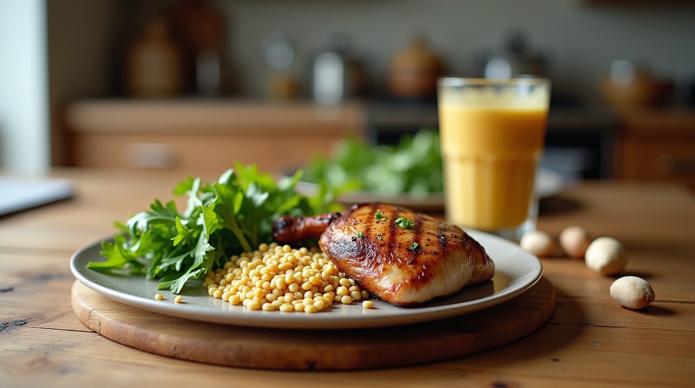 proteines et la masse grasse