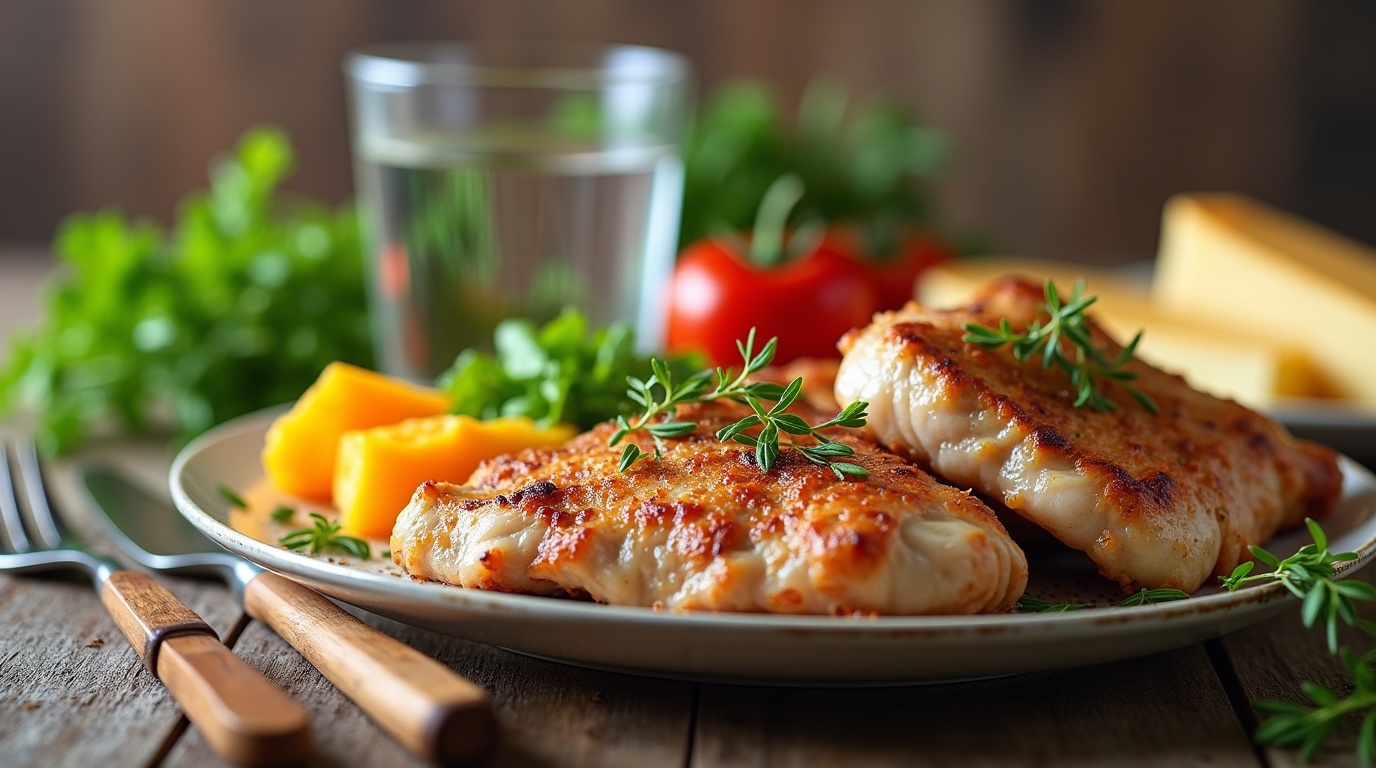 Repas équilibré riche en protéines montrant leur effet sur la satiété